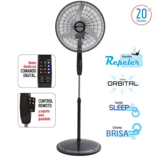 Ventilador de pie Liliana WPD20R 20"