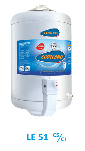 Termotanque  Ecotermo Gas Natural 51lts
