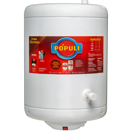 TERMOTANQUE ELECTRICO POPULI 53LTS.
